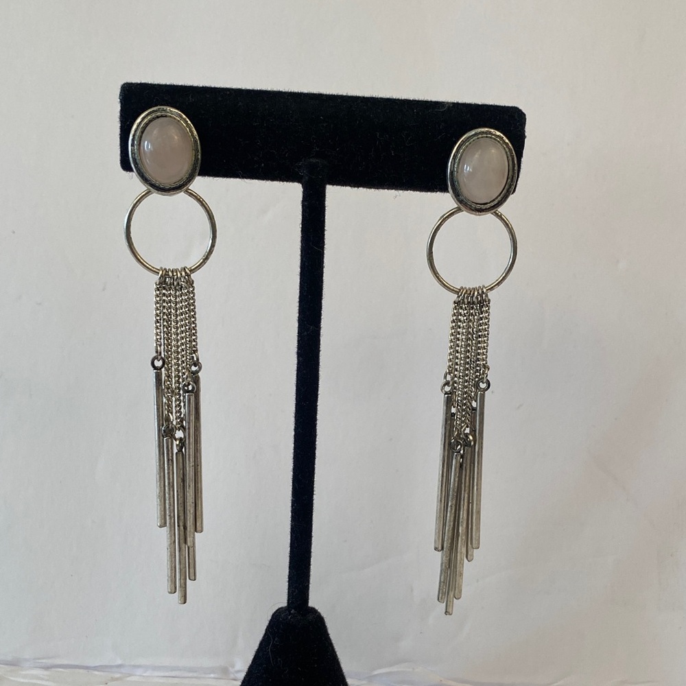 Elegant Silver Dangle Earrings